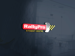 RallyPro 3D Logo Mockup